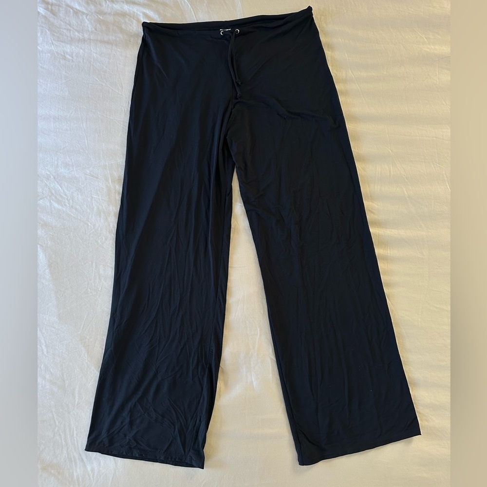 Calvin Klein Swimwear Low Rise Black Pants Cover up, Size S